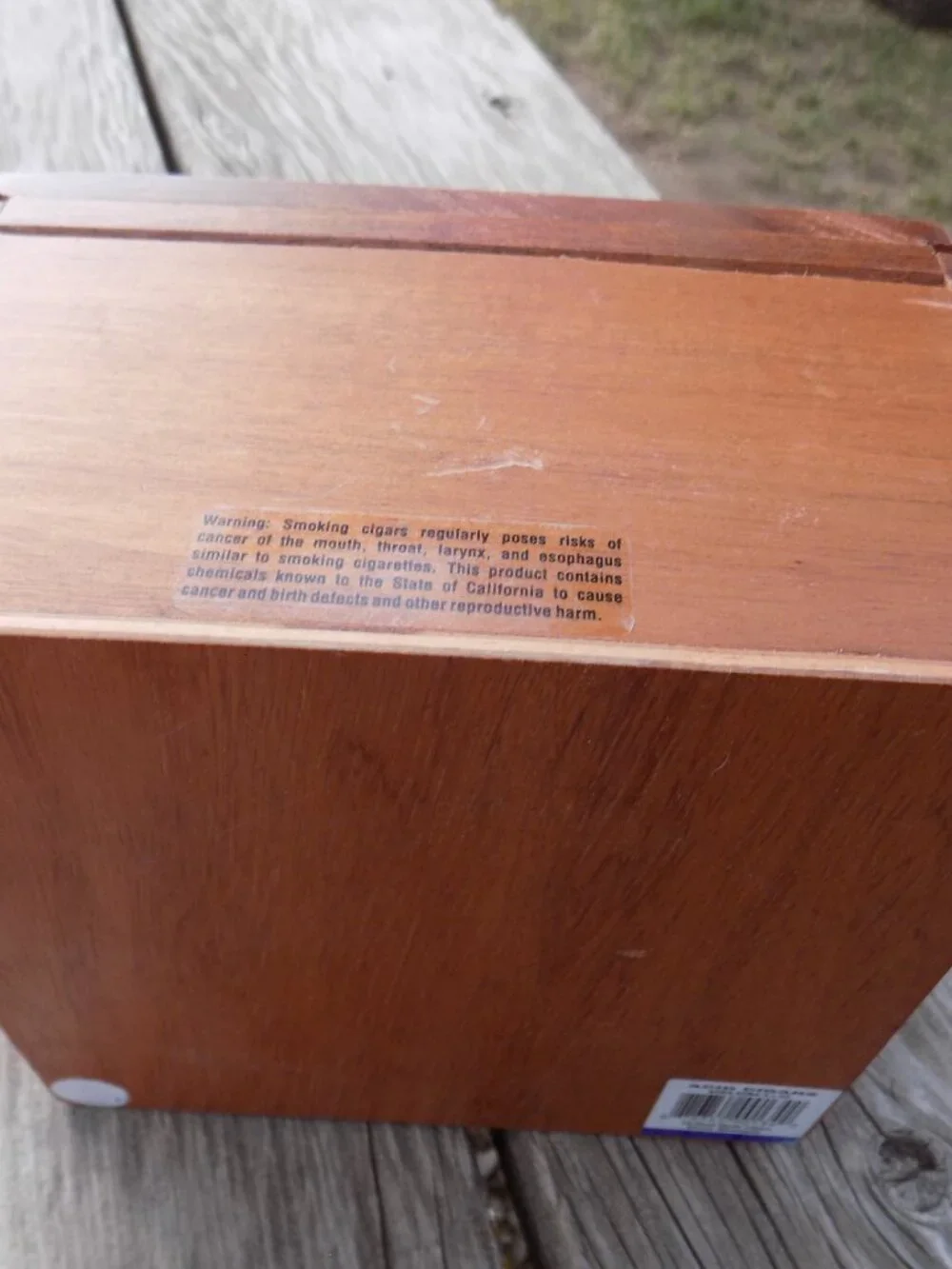 Acid Kuba Grande Empty Wood Cigar Box 8